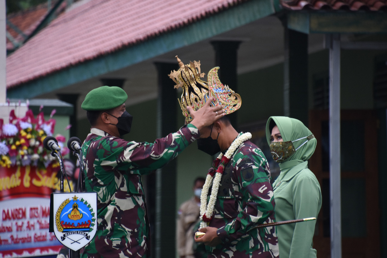 Korem 073/Makutarama Gelar Tradisi Lepas Sambut Pejabat Lama Dan Pejabat Baru